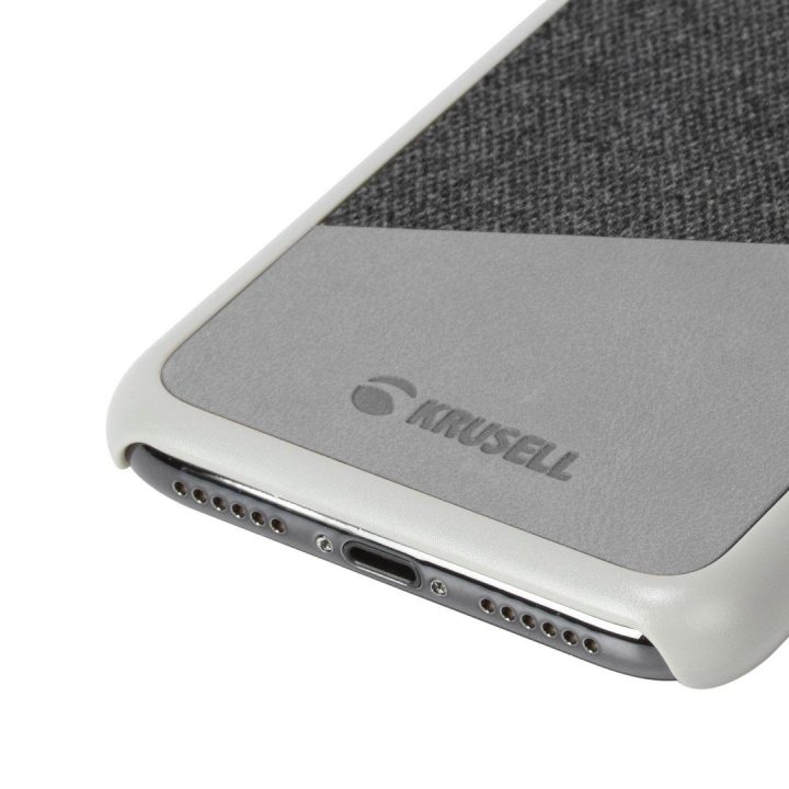 Krusell Tanum telefono dėklas Apple iPhone XR, pilkas