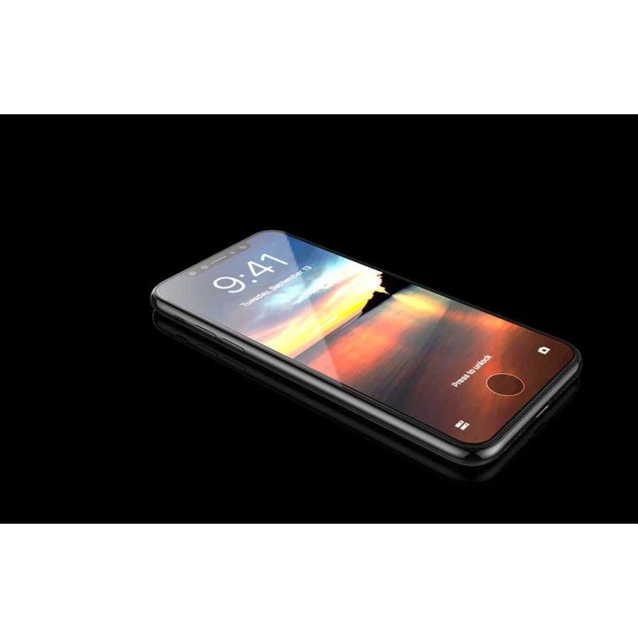 Apsauginis stiklas iPhone XR (6.1), juodas, 10 vnt.