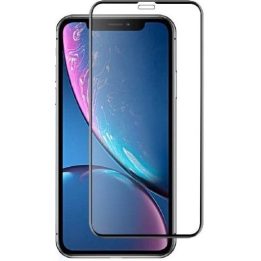 Apsauginis stiklas iPhone XR, Devia Real Series, juodas