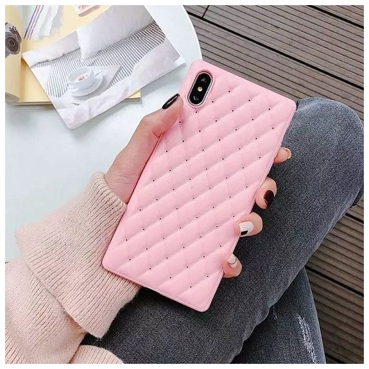 Rožinis telefono dėklas iPhone XS Max