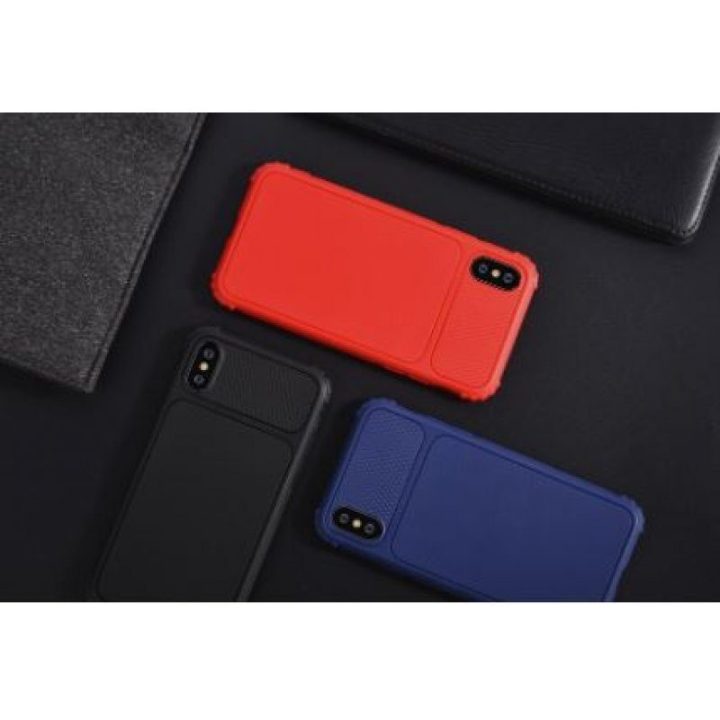 Raudonas „Devia Shark1“ apsauginis dėklas „iPhone XS Max“