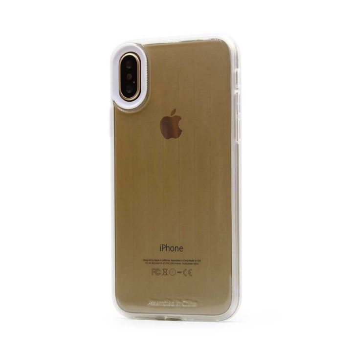 Baltas telefono dėklas iPhone XS Max