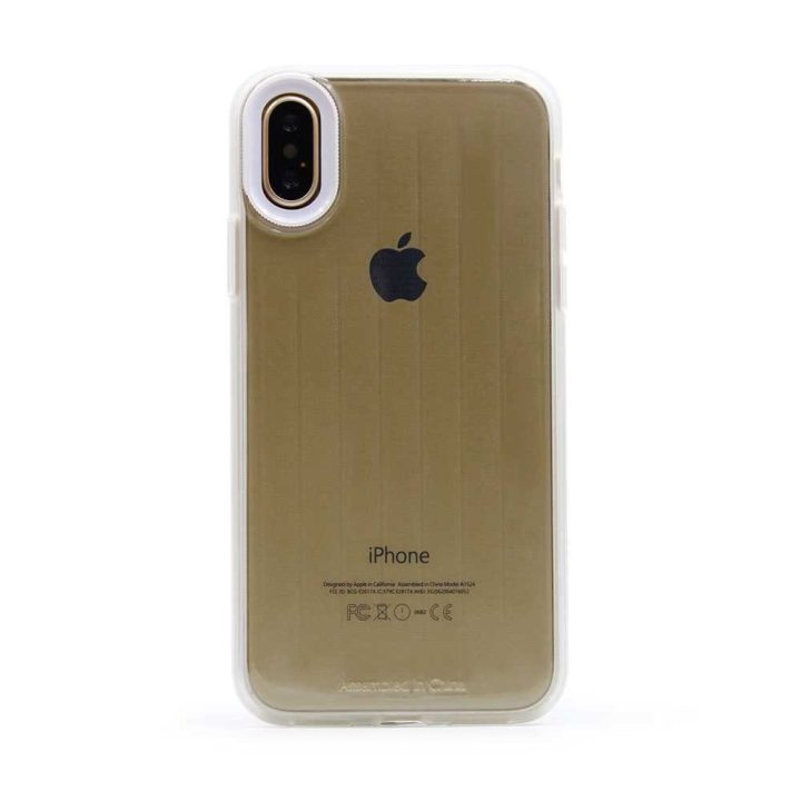 Baltas telefono dėklas iPhone XS Max