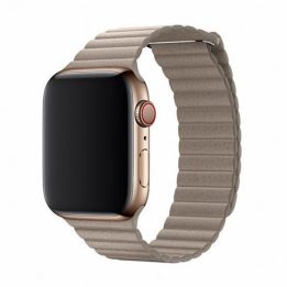 Devia Elegant Leather Loop 44 mm laikrodžio dirželis Apple Watch