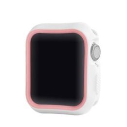 Devia Dazzle Series apsauginis dėklas Apple Watch 44 mm, baltas/rožinis