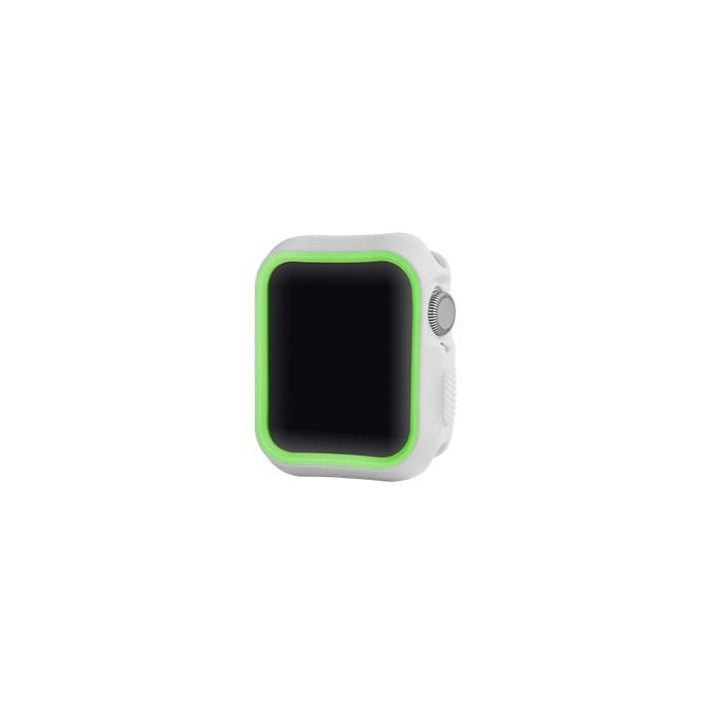 „Apple Watch 4“ 40 mm apsauginis dėklas, sidabro ir geltonos spalvos