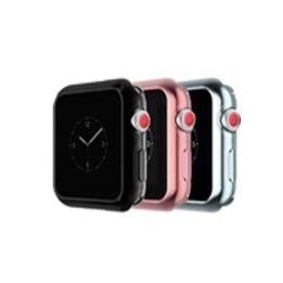 Rožinio aukso dėklas Apple Watch 44 mm laikrodžiui