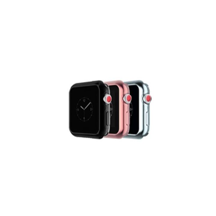 Rožinio aukso dėklas Apple Watch 44 mm laikrodžiui