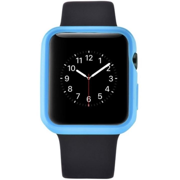 Mėlynas apsauginis dėklas Apple Watch 38 mm laikrodžiui