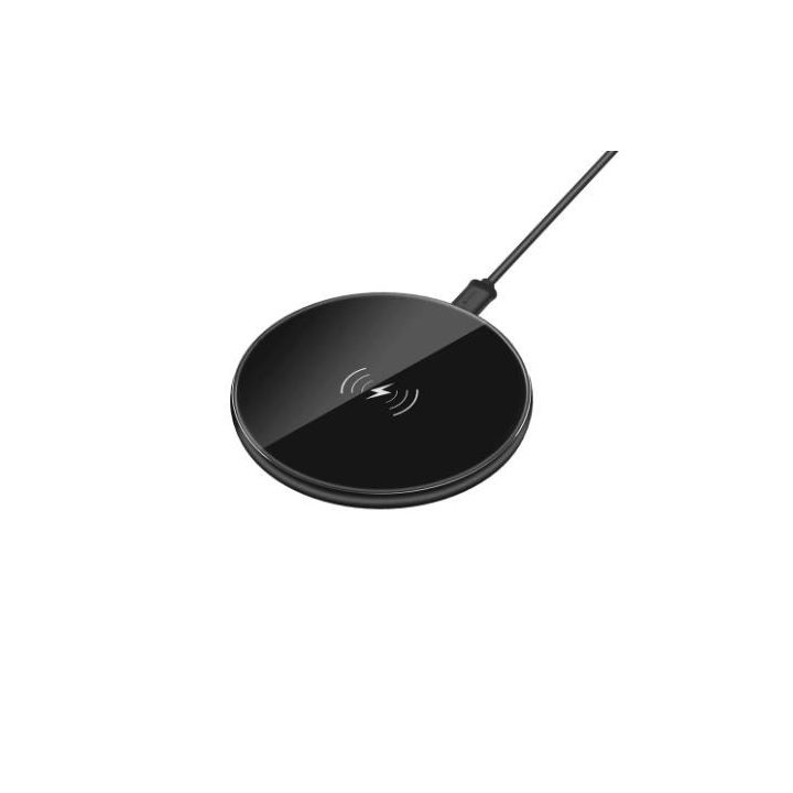 Juodas „Devia Aurora Series“ belaidis greitasis įkroviklis, 10 W