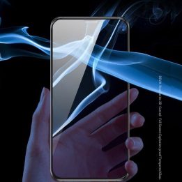 Juodas apsauginis stiklas iPhone 11 Pro Max ekranui su anti-blue-ray funkcija