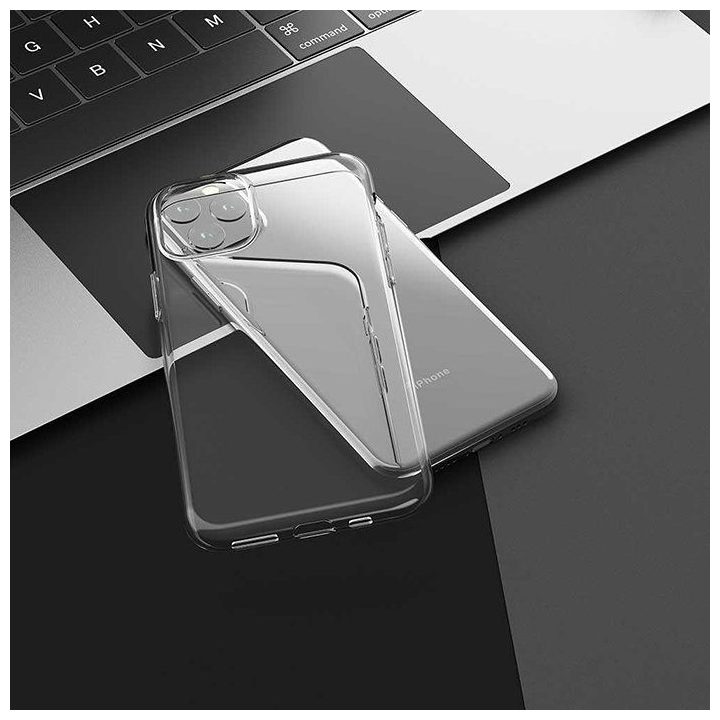 Skaidrus TPU dėklas iPhone 11 Pro Max