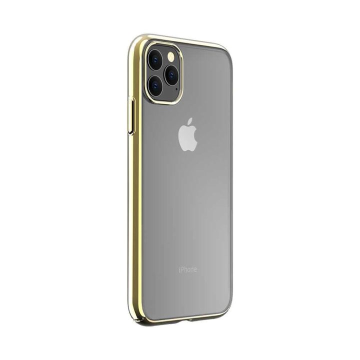 Auksinis telefono dėklas Devia Glimmer iPhone 11 Pro