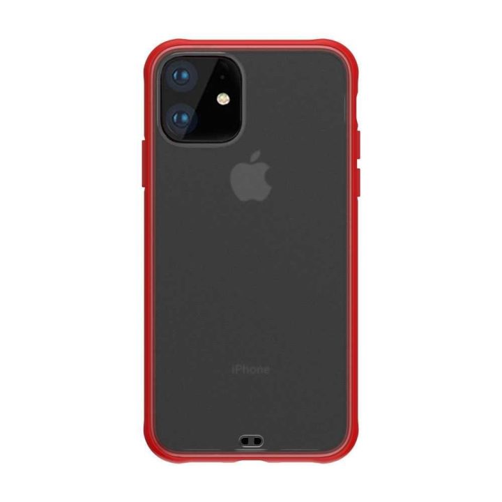 Raudonas telefono dėklas iPhone 11 Pro