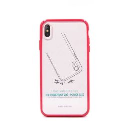 Raudonas telefono dėklas iPhone XS Max
