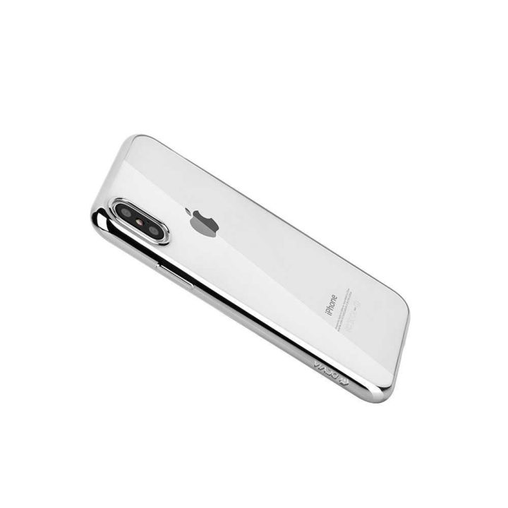 Sidabrinis TPU telefono dėklas iPhone XS Max (6.5)