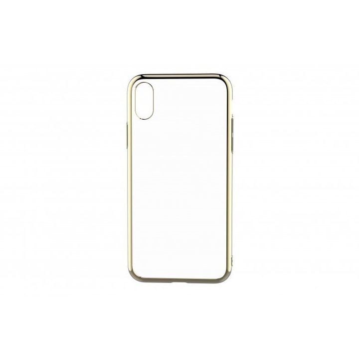 Auksinis TPU telefono dėklas iPhone XS/X 5.8"