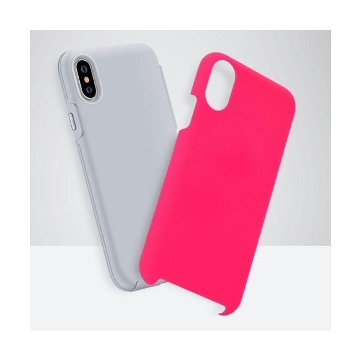 Telefono dėklas iPhone XS Max, rožinės raudonos spalvos