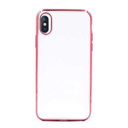 Devia blizgus minkštas TPU dėklas iPhone XS Max (6.5), raudonas