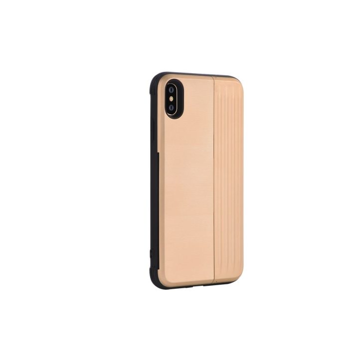 Auksinis telefono dėklas Devia H-Card iPhone XS Max (6.5)