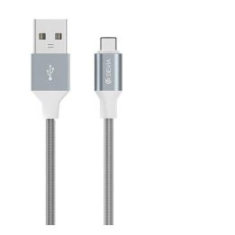 Devia Pheez serijos Micro USB laidų rinkinys, 3 vnt., pilkas