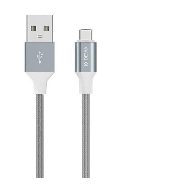 Devia Pheez serijos Micro USB laidų rinkinys, 3 vnt., pilkas