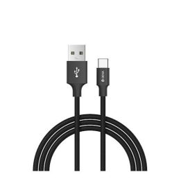 Juodas „Devia Pheez“ mikro USB laidų komplektas, 3 vnt. (25 cm, 1 m, 2 m)