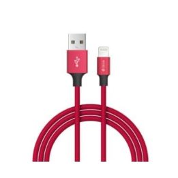 Raudonas Devia Pheez USB-C į Lightning laidas, 1 m