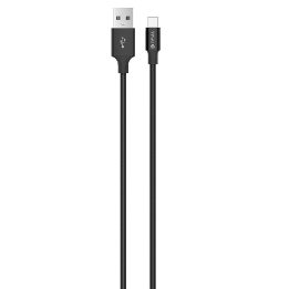 USB-C įkrovimo laidas, 1 m, juodas