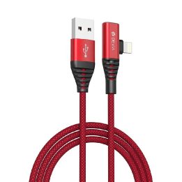 Raudonas „Devia Strom Series“ 2in1 įkrovimo laidas, 1,2 m