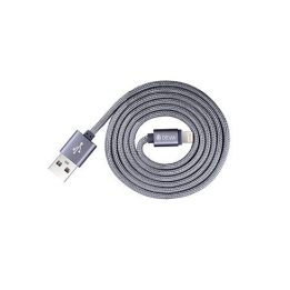 Pilkas Lightning įkrovimo laidas, 1,2 m