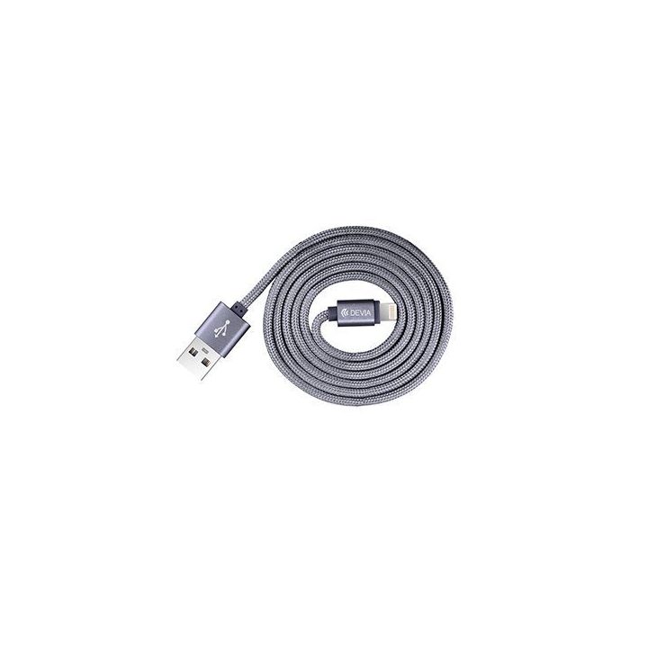 Pilkas Lightning įkrovimo laidas, 1,2 m