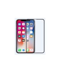 Juodas grūdinto stiklo apsauginis stiklas iPhone 11 Pro ekranui