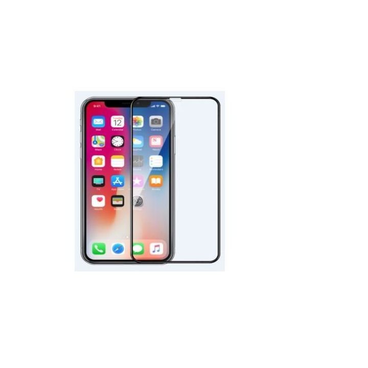 Juodas grūdinto stiklo apsauginis stiklas iPhone 11 Pro ekranui