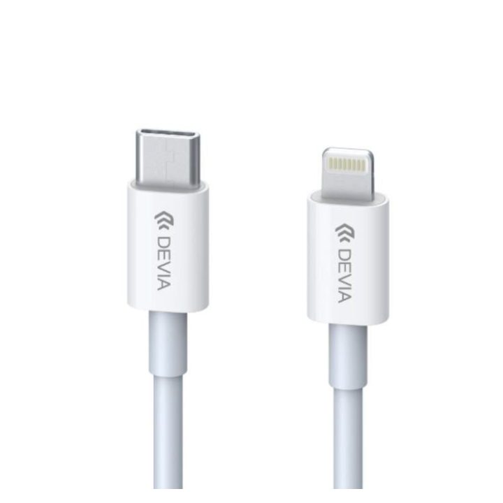 „USB-C“ į „Lightning“ įkrovimo laidas, 1,5 m, baltas