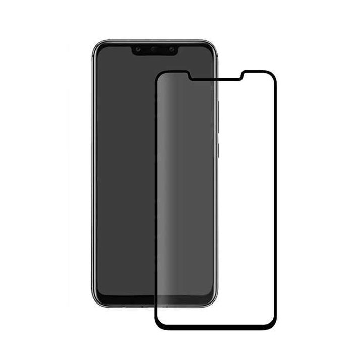 Apsauginis stiklas Mate20 telefonui, juodas
