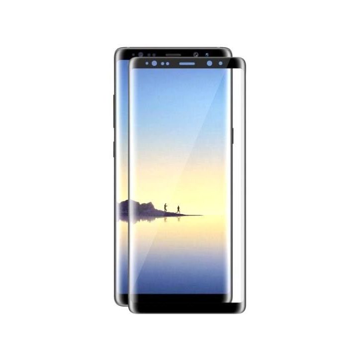Apsauginis stiklas Samsung Galaxy Note8, juodas