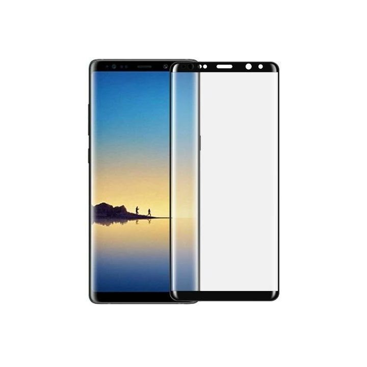 Apsauginis stiklas Samsung Galaxy Note8, juodas