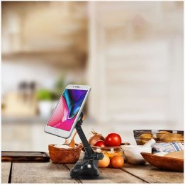 Tellur magnetinis telefono laikiklis su siurbtuku, juodas