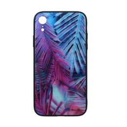 Telefono dėklas iPhone XR su palmių raštu