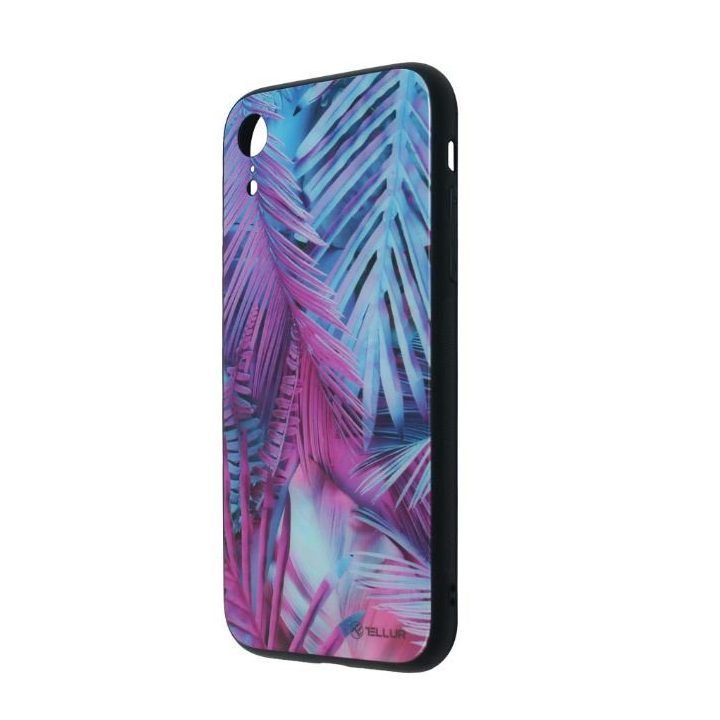 Telefono dėklas iPhone XR su palmių raštu