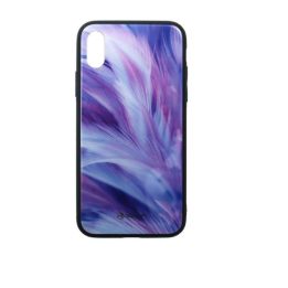 iPhone XS dėklas su plunksnos raštu
