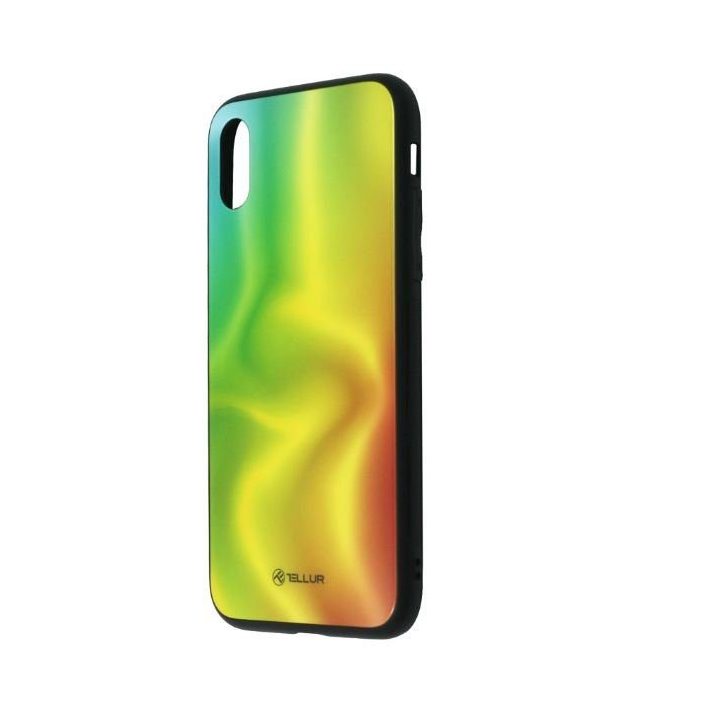 Telefono dėklas iPhone XS su stikline nugarėle