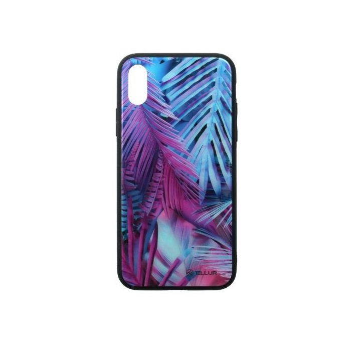 Telefono dėklas iPhone XS, palmės raštas
