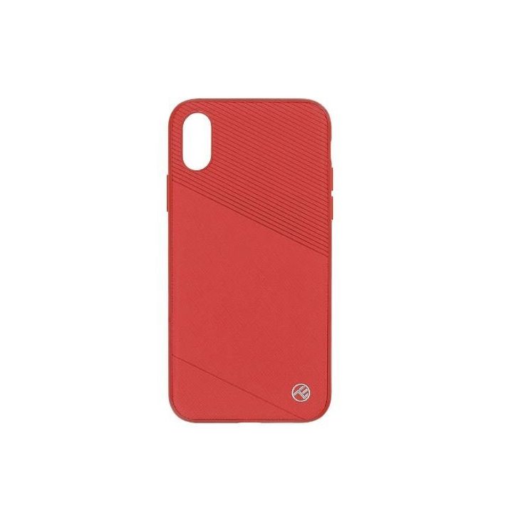 Raudonas Tellur Exquis dėklas iPhone X/XS telefonui