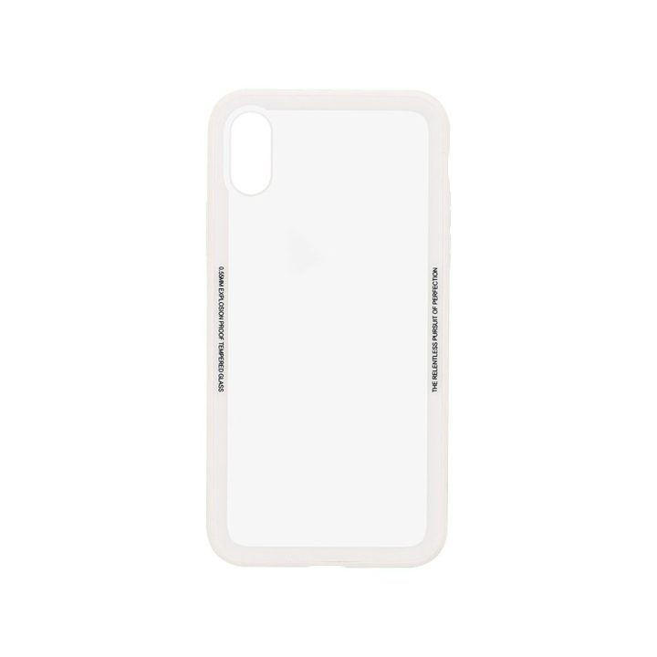 iPhone X/XS grūdinto stiklo ekrano apsauga Tellur, balta