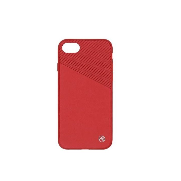 Raudonas telefono dėklas iPhone 8