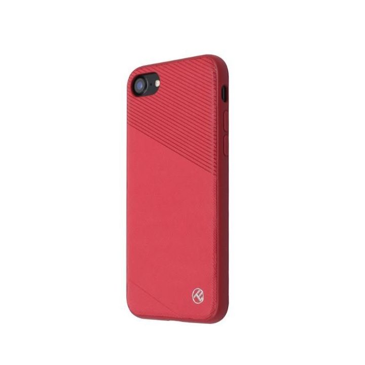 Raudonas telefono dėklas iPhone 8