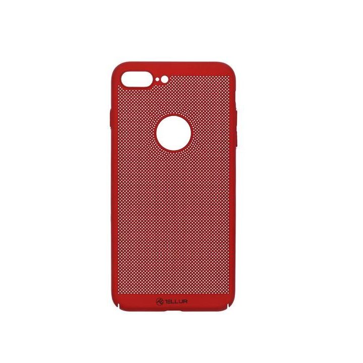 Raudonas dėklas iPhone 8 Plus telefonui su šilumos išsklaidymo technologija