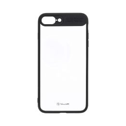 Juodas ir permatomas dėklas iPhone 8 Plus